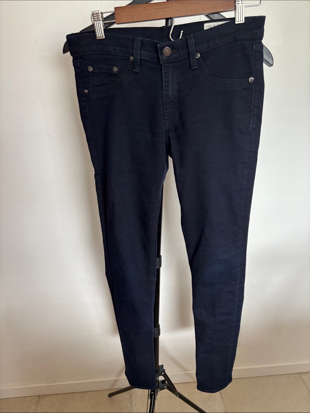 rag & bone Dark Navy Skinny Jeans